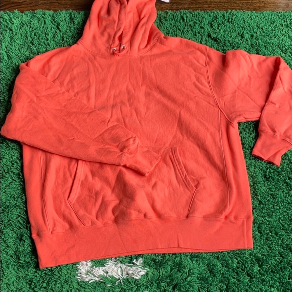 Reverse weave hoodie